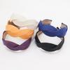 1PC Fashion Wide Hard Headbands for Women Girls Hair Band Pleated Cloth Fabric Hair Hoop Fashion Girls HairAccessories