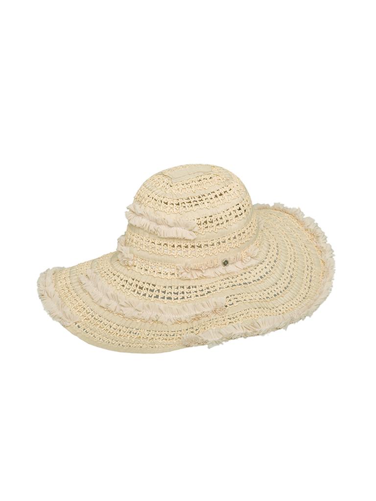 Beulaunhaes Airy Wide Lace Hat - Ivory