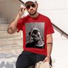 SNOOP DOGG 2026 fashion heavyweight hot selling retro printed pattern fun round neck T-shirt for daily comfort