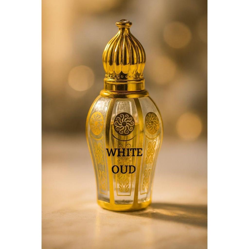 WHITE OUD Luxury Attar for Unisex, Long Lasting & Non-Alcoholic, Pure Natural Roll-on Attar, Perfume for Men & Women, Suitable for Every Occasion