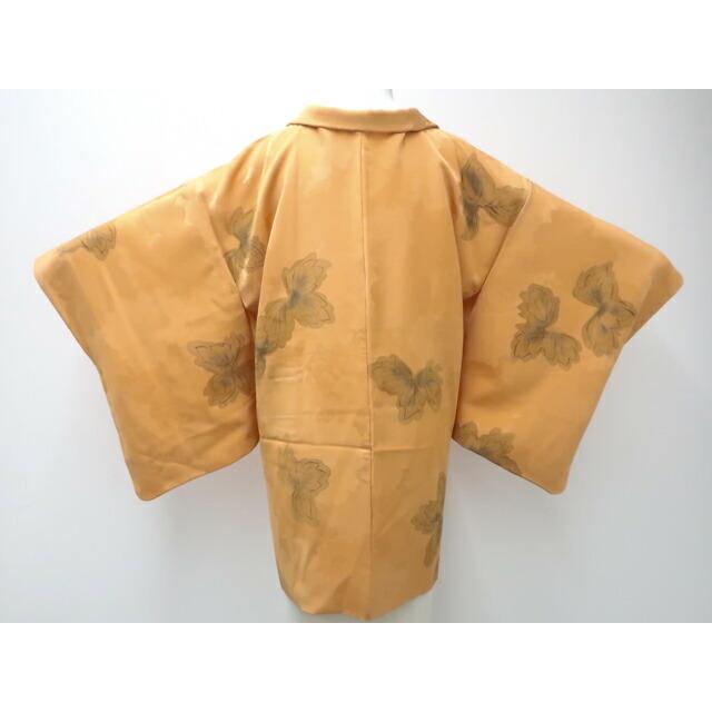 Recycled Kimono Haori with strings Pure Silk Length 81.5cm Sleeve Length 64.5cm 25z09-5254 [Recycled Kimono Kimono Haori Japanese Haori Kimono