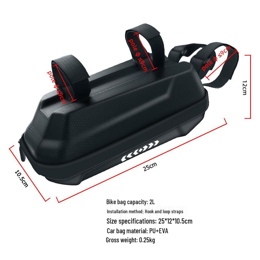 2L Hard Shell EVA Scooter & Bicycle Hanging Storage Bag