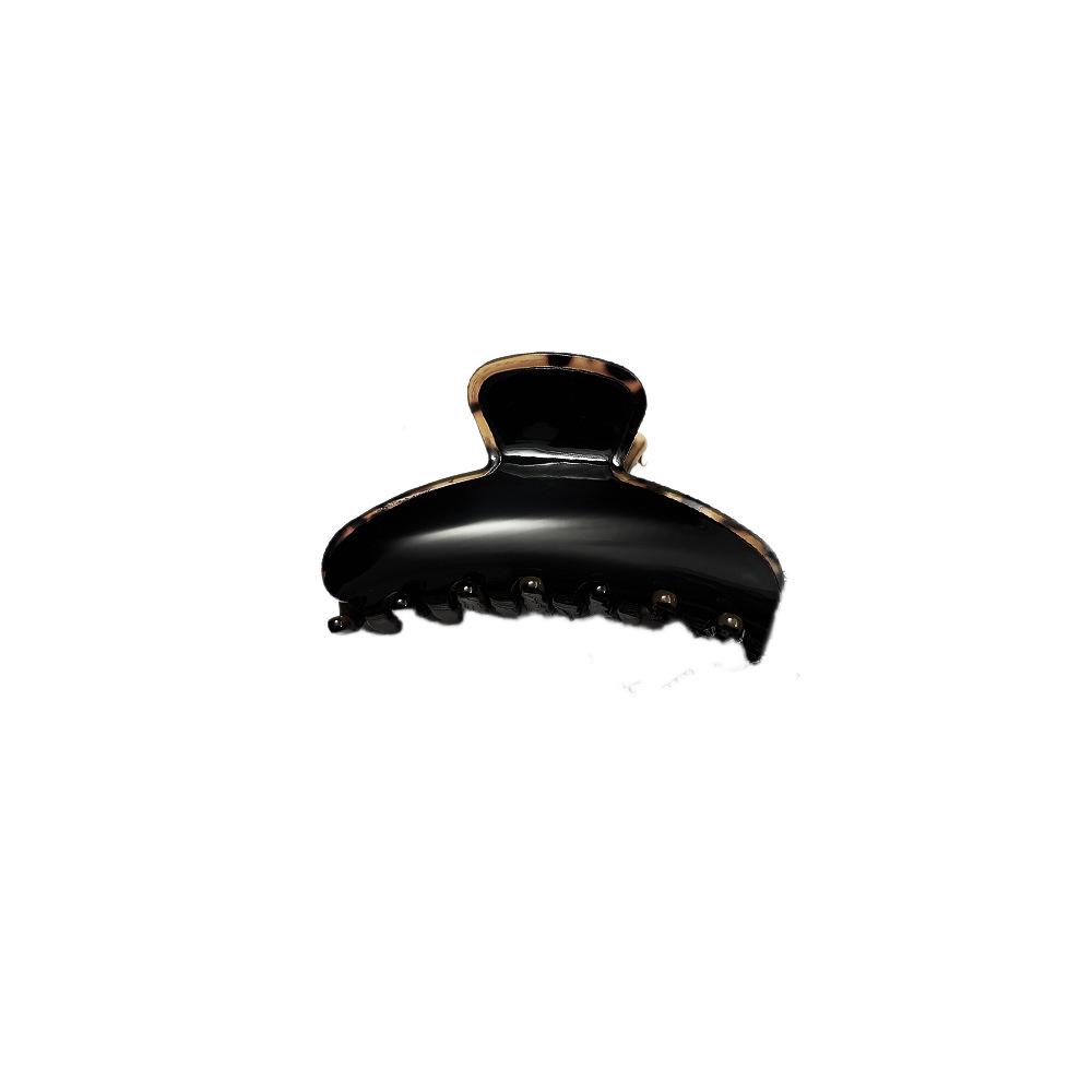 Tortoiseshell Edge Acetate Claw Clip: Versatile Commuting Hair Accessory for Updo and Stray Hairs