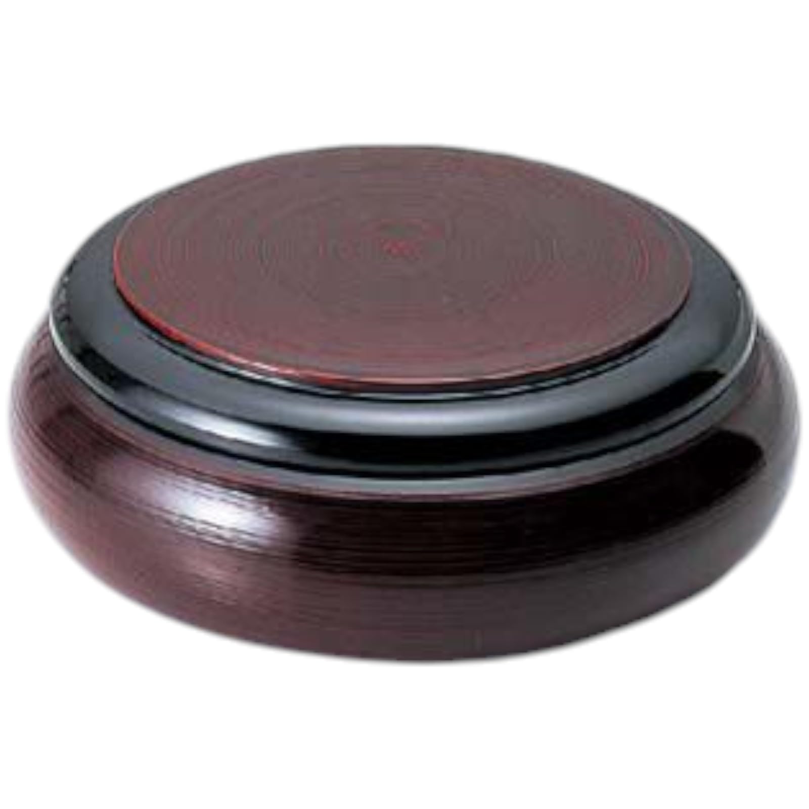 

Тарелка для суши Суши Дзюканбачи Узор «Перо» Сделано в J-kitchens (Бочка для суши, Бочка) Чираси, (Черный внутри, Япония)