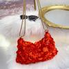 Flower Handbag Evening Bag Rose Bride Small Clutch Purse For Dress Party Handbag Wedding Wallet Women Floral Chain Lady Clutches