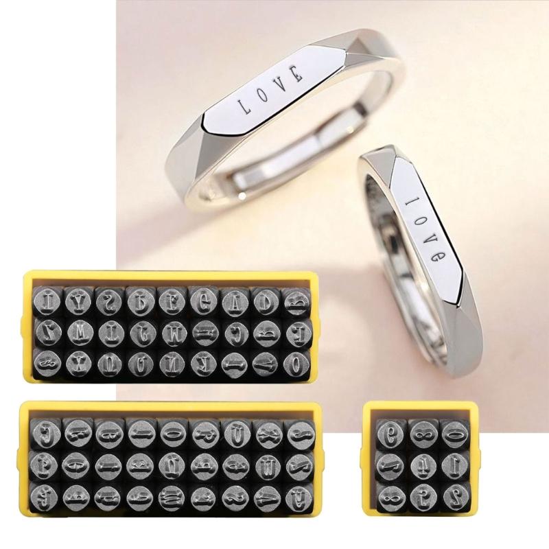 3mm Metal Number/Letter Stamper Metal Leather Punching Tool For Leather Embossing Jewelry Making Leather Stamping Tool