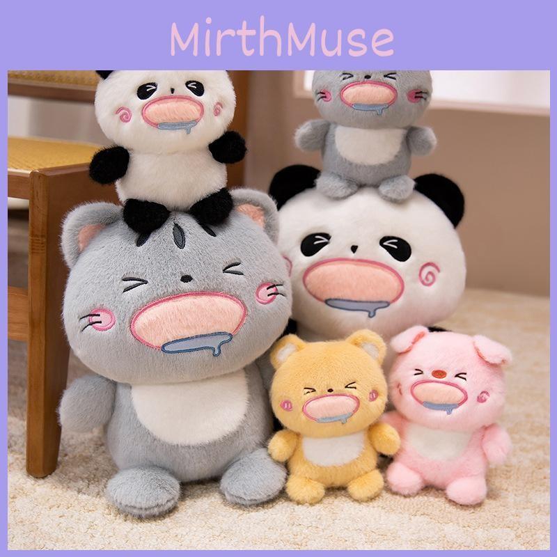 Cat Plush Panda Stuffed Animal Toy With Pp Cotton Fill Cute Companion For Decor