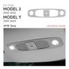For Tesla Model 3 2020-2023 Model Y 2020-2024 Suede Reading Light Frame Trim Sticker Accessories