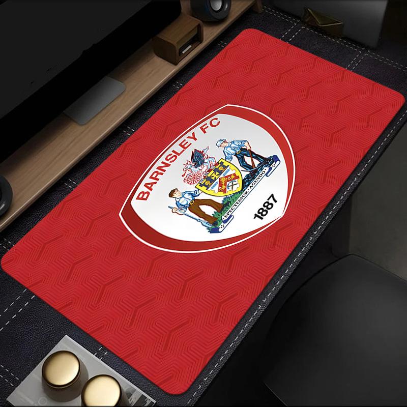 Barnsley Crest Design Mouse Pad, Rubber Base, Mouse Pad for Gamers and Office Use, Gaming Desk , Easy To Clean Mat Christmas fan gifts