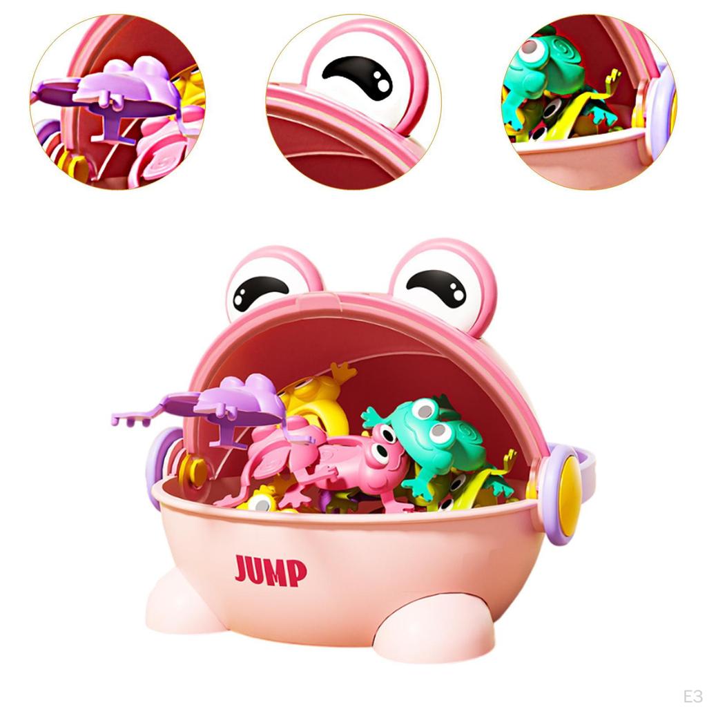 Assorted Colors Jumping Passover Frogs, Funny Bouncing Frog Toys for Children