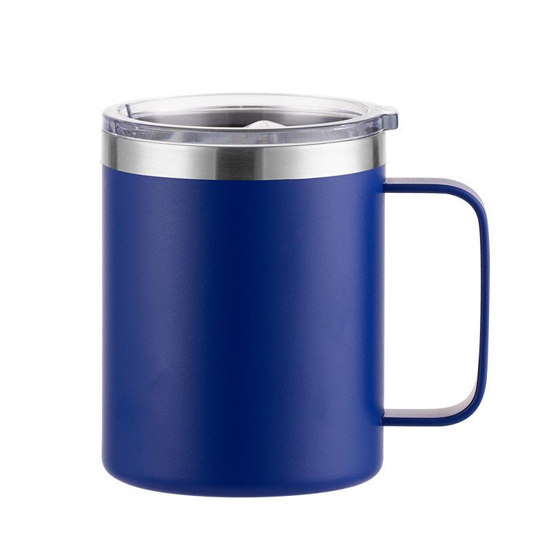 360ML Thermos Cup 314 Stainless Steel Office Vehicle Business Use Portable Handle Coffee Mug Men's and Women's Thermos Cup
