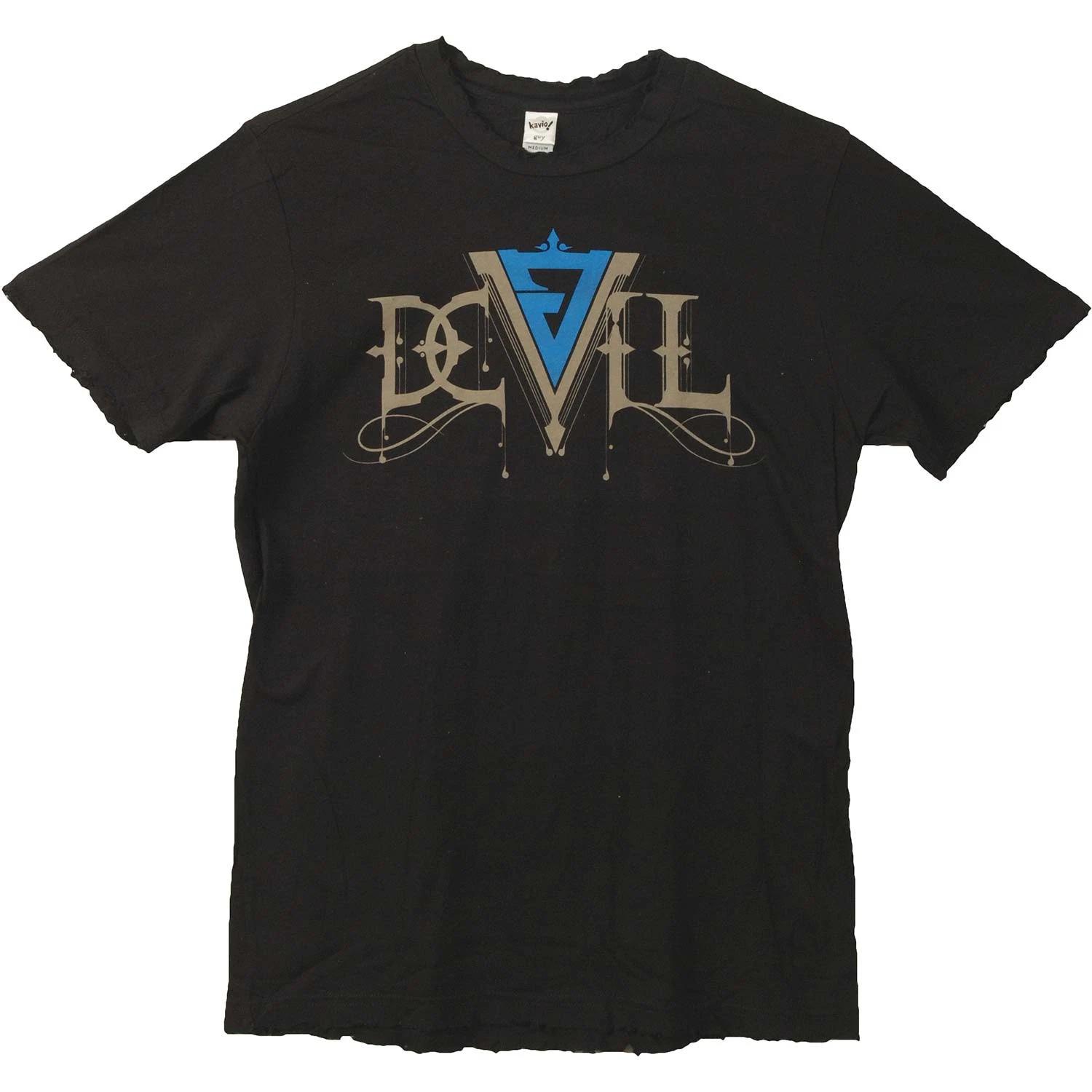 Men s Korn J. Devil Dripping Logo T-shirt XX-Large Black S