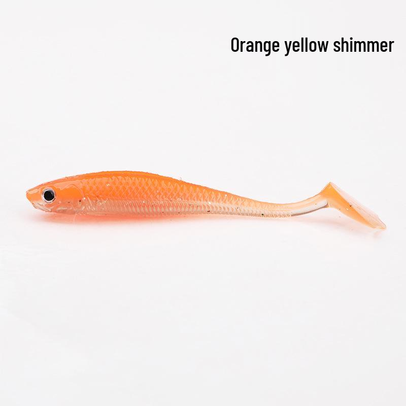 

Силиконовая приманка с Т-образным хвостом и лапками лягушки - 8,5 см/5 г и 6,5 см/2 г для окуня, язя, мандаринки 9.5cm 5.5g