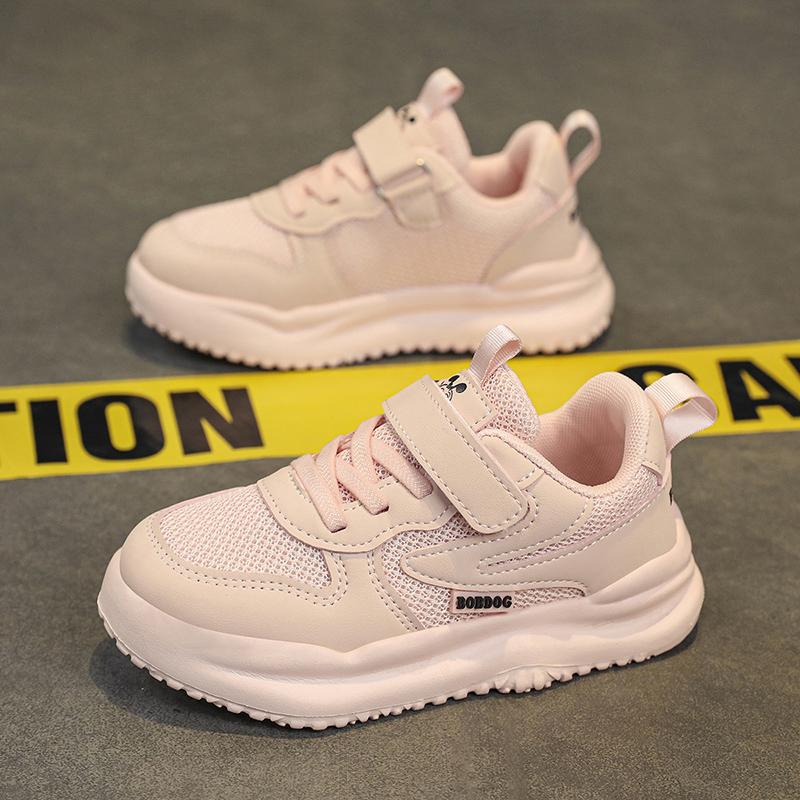 Children's Sneakers Kids Fashion Design White Non-slip Casual Shoes Boys Girls Soft Breathable Sneakers Toddler Outdoor Shoes