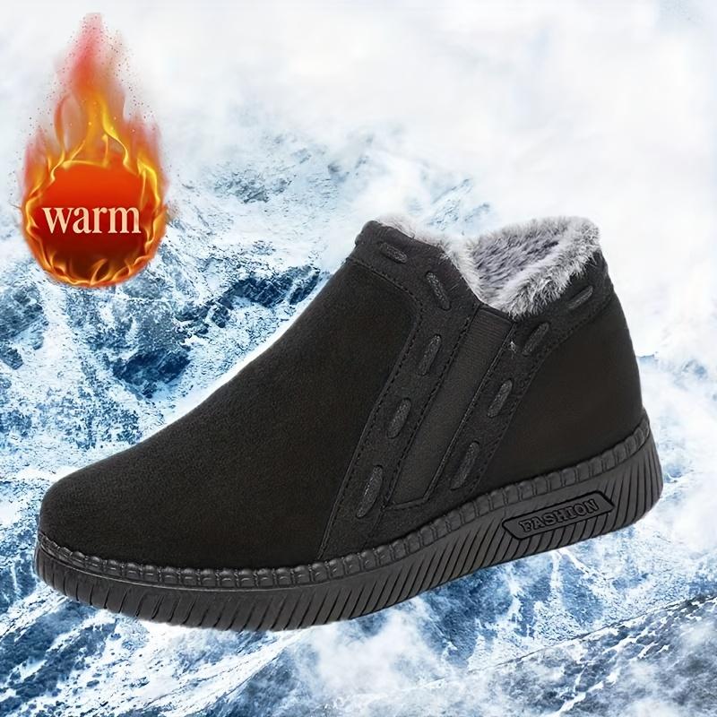 Women's Winter Fashion Ankle Boots Thick Sole Comfortable Women Shoes