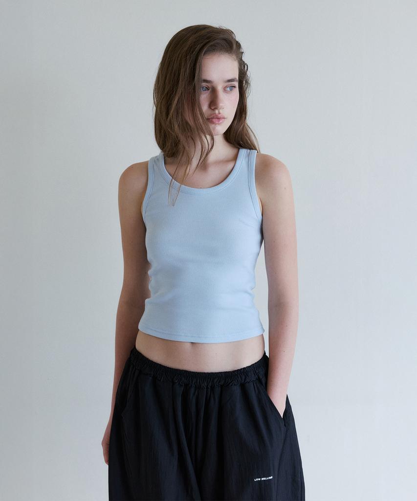 Lounellain Low Ethnic Sleeveless_ Sky Blue