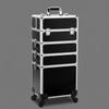 4 In 1 Rolling Makeup Case Makeup Case Beauty Nail And Hair Multi-Functional Rolling Case Large-Capacity Cosmetic Storage Case
