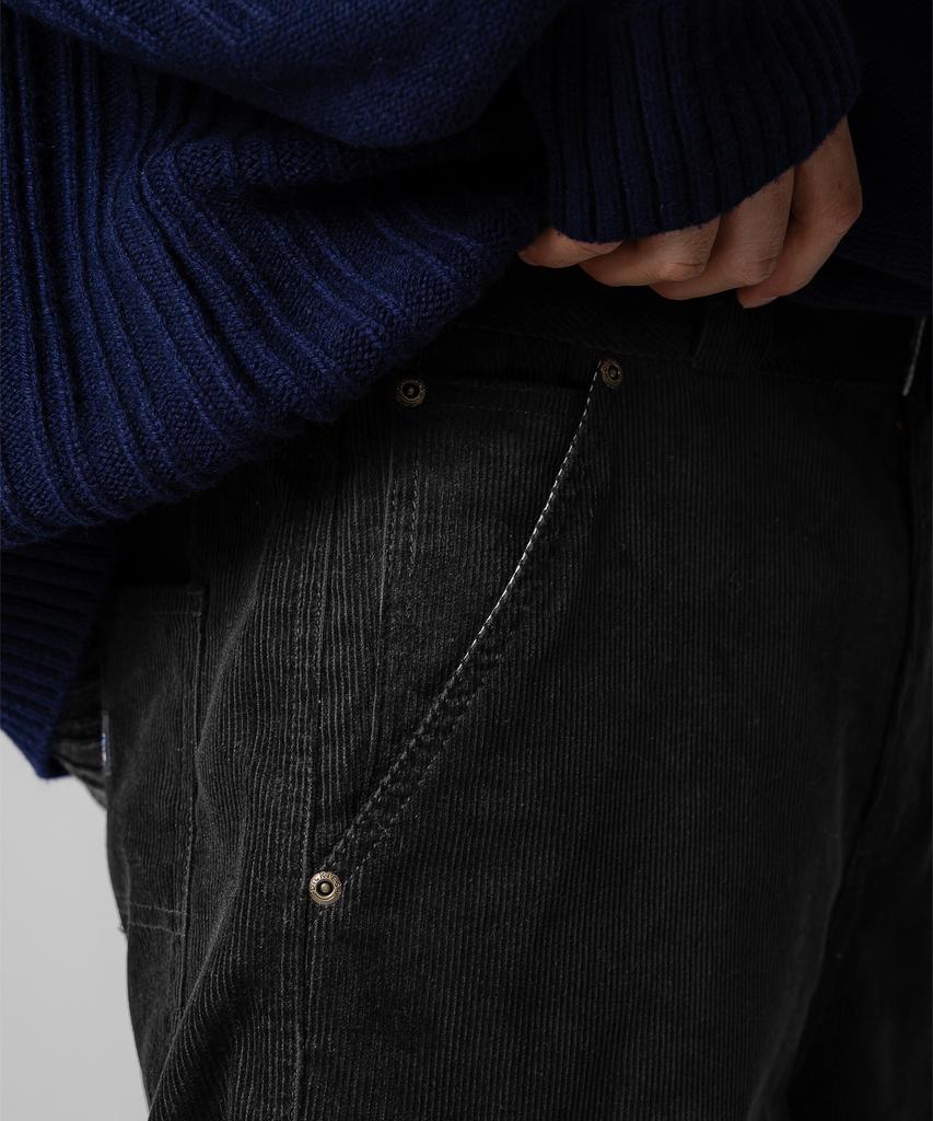 DICKIES Double Knee Corduroy Work Pants Black
