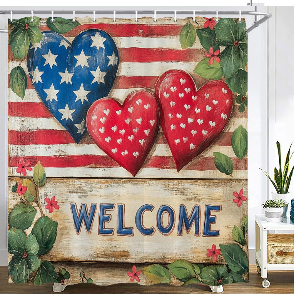 

Cartoon cute American dog pattern Shower Curtain Bath Curtain Printing Bathroom Curtains for Home decoration curtain W90xH180cm
