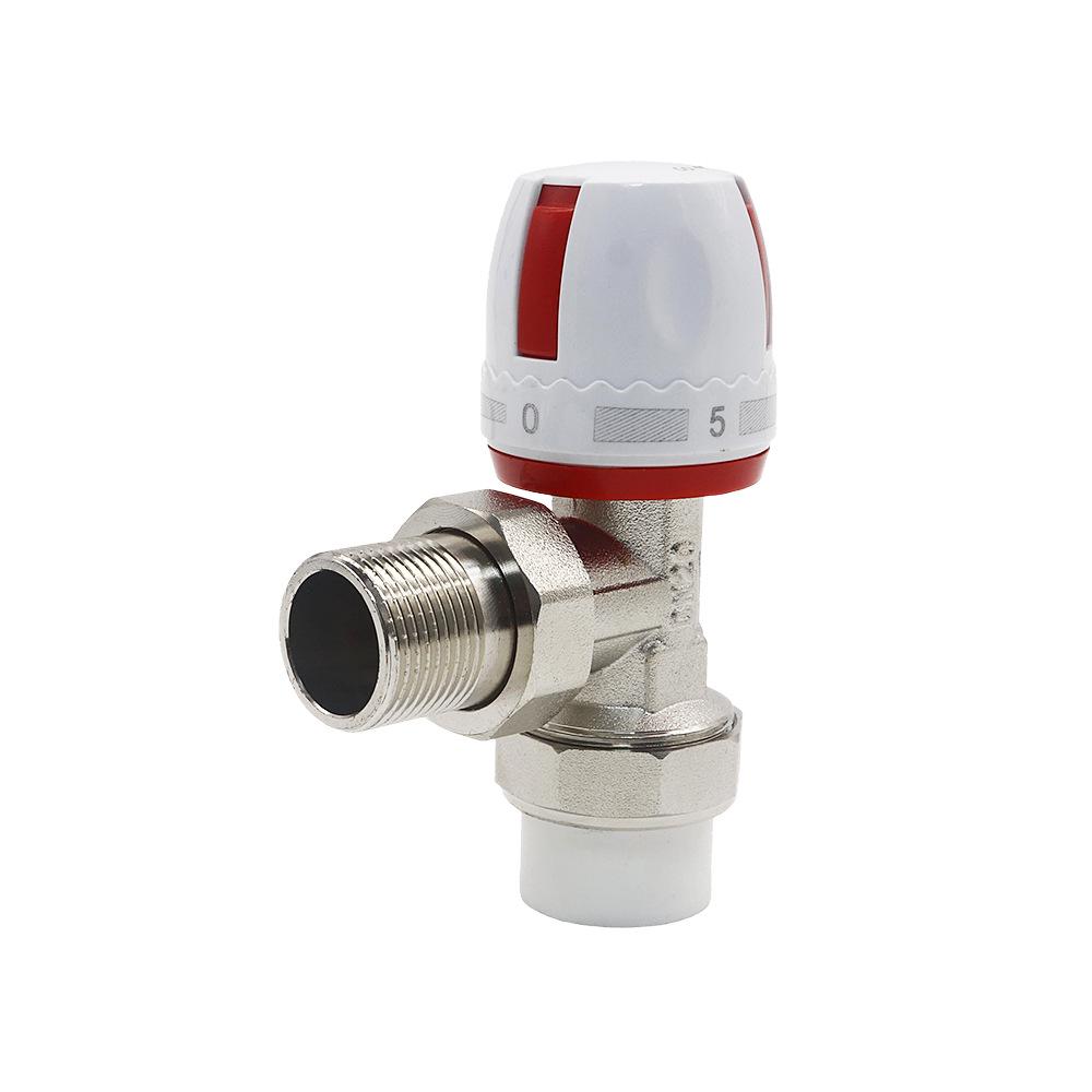 Brass DN20 Manual Thermostatic Valve for Radiator Floor Heating