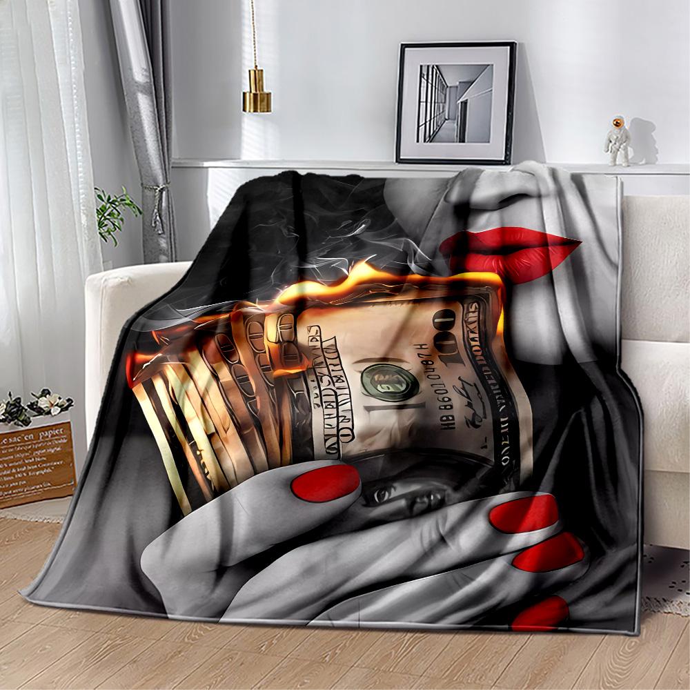 Lips Blanket Soft & Cozy Suitable for Office Chair Bedding Office All-Season Use Warmthful Decor Ideal Gift for Friends Family Couples Picnic