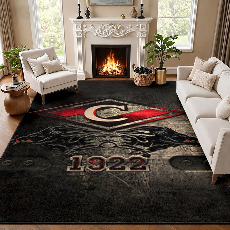 FC Spartak Moscow Carpet Door Mat for Living Room or Bedroom Protective Mat Under Chair Office Decoration Christmas Gift Birthday Present