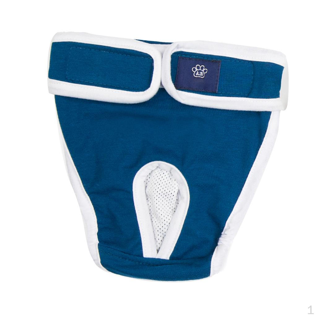 

Cloth Female Dog Puppy Physical Pant Diaper S/XL, Blue/Yellow/Green Available Blue S