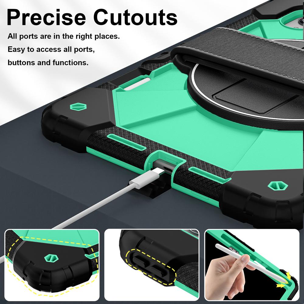 Nárazuvzdorné silikonové+PC pouzdra na tablet pro 13,0'' Lenovo Idea Tab Pro Gen 2 Pouzdro Kryt Fundas Přenosný otočný stojánek Skořápka