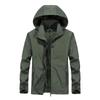 Spring and Autumn New Jacket Men's Outdoor Hooded Loose Large Size Men's Jacket Waterproof Hooded Charge Top