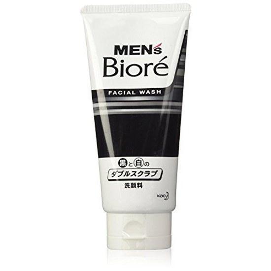 Kao Mens Biore Double Scrub Facial Cleanser 130g 10 Pieces Set