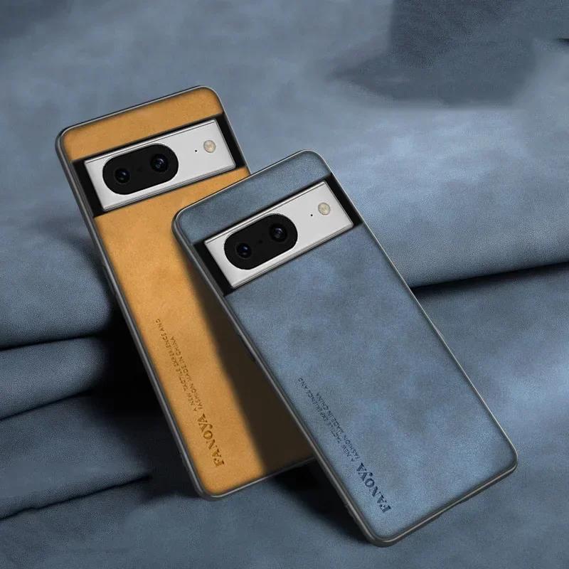 Lammleder Silikon Handy Rückseite Hülle Abdeckung Für Google Pixel 10 XL 9A 9 pro 8 8A 7 7A 6A Stoßfänger Hülle Für Google Pixel 10A