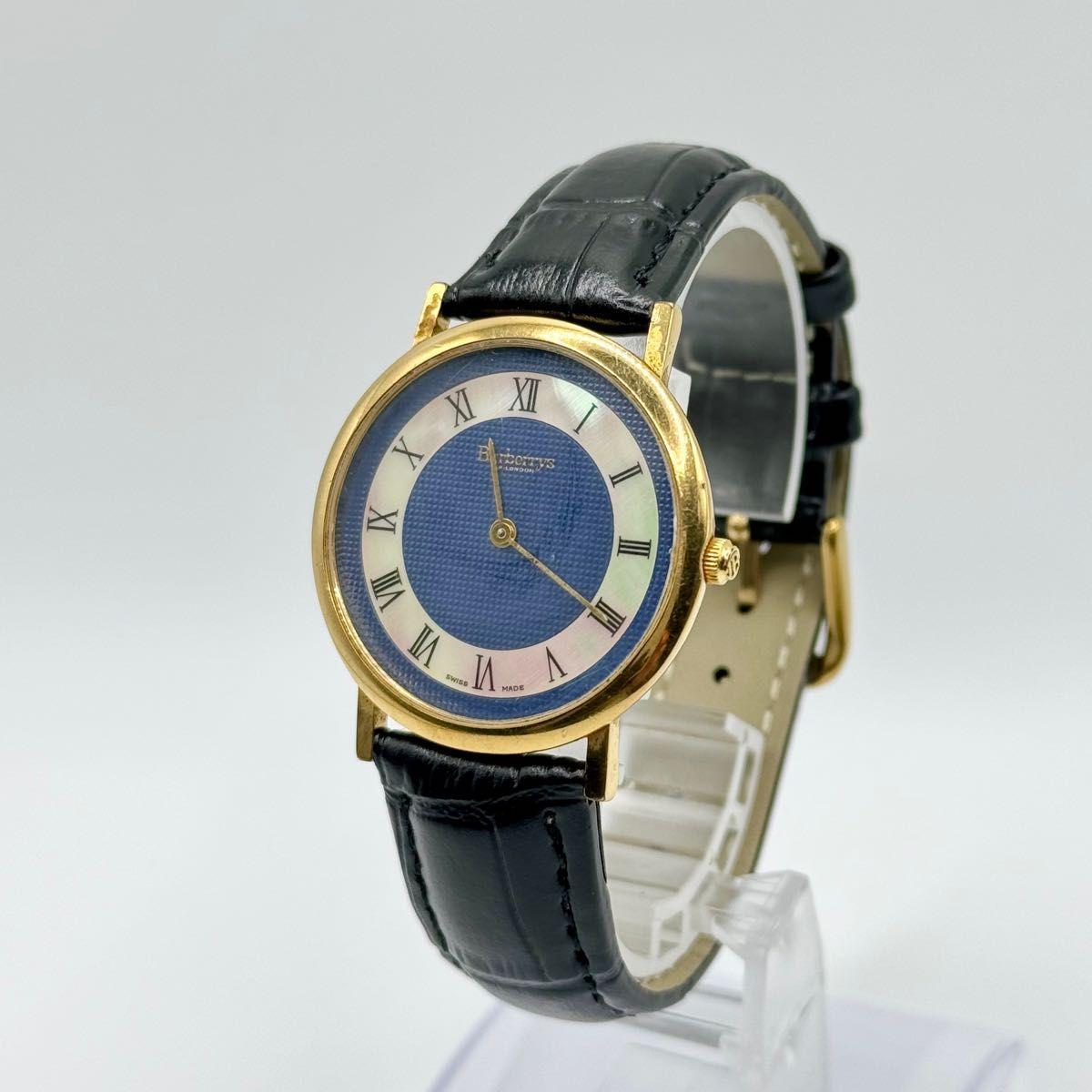 Used BURBERRY Burberry QZ round shell dial 11600G