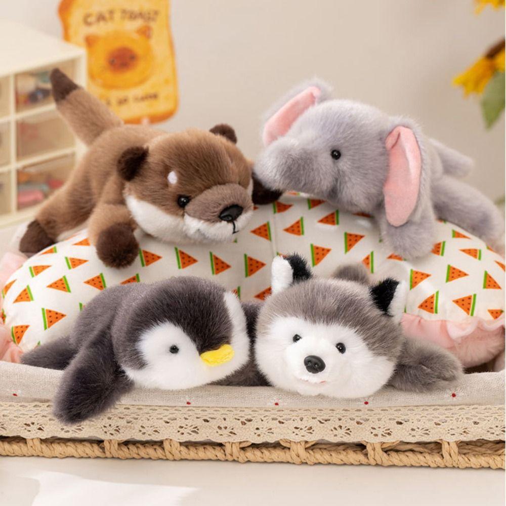Soft Material Magnetic Plush Dolls Cute Design Prone Cartoon Animals Animal Plush Toy  Home Decor