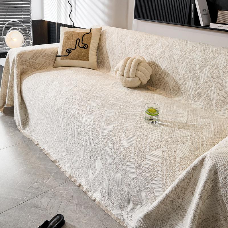 Simple and Fresh Summer Mat, Sofa Cover, Summer Cold Silk and Cool Sofa Towel, Full Cover, Seat Cushion Cover, Blanket