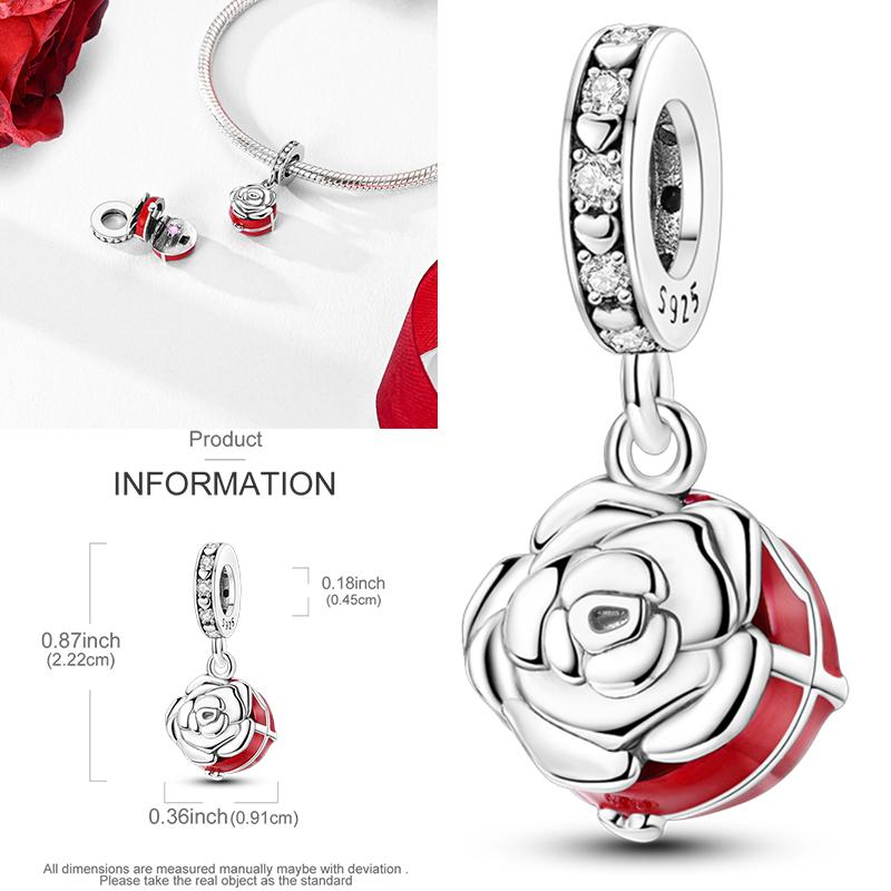 New Copper Charms Beads Sunflower Flower Daisy Original Charm Pendant Fit Charm Bracelets Diy Jewelry Birthday Gift