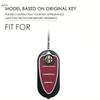 Silikone Nøglecover Holder Til Alfa Romeo Giulietta Myth Junior 4C Romeo Mito Myth 159 GTO GTA Bil Fjernbetjening Biltilbehør