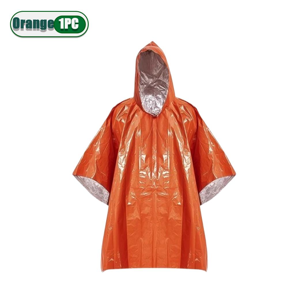 

Emergency Survival Blanket Insulated Foil Mylar for Camping Hiking First Aid Kit Waterproof Raincoat Hypothermia Protection