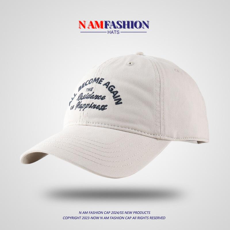 

Новая бейсболка из чистого хлопка высокого качества с вышивкой американской буквы для мужчин и женщин. Летняя бейсболка с мягким верхом, визуально уменьшающая лицо. M（56-58cm）