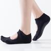 1 Paar Grip-Stützsocken Dehnbar Hohl Yoga-Socken Rutschfest Niedriger Schnitt Atmungsaktiv Ballett-Socken für den täglichen Gebrauch