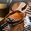 Elegant Wood Digital Coffee Scale Rechargeable Electronic Espresso Weigher Portable Walnut Kitchen Weighing Scale