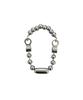 Parpini Surgical Steel Dual Ball Chain Bracelet