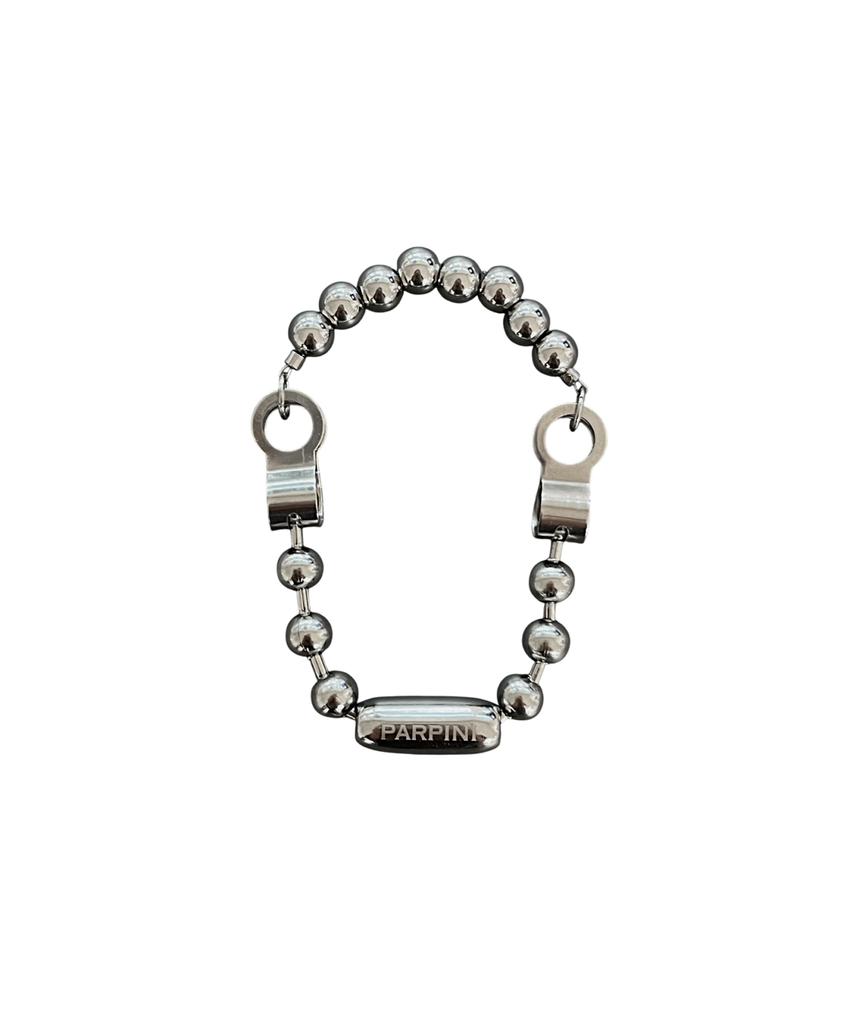 Parpini Surgical Steel Dual Ball Chain Bracelet