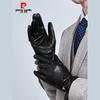 Pierre Cardin Men's Winter Genuine Leather Touchscreen Gloves