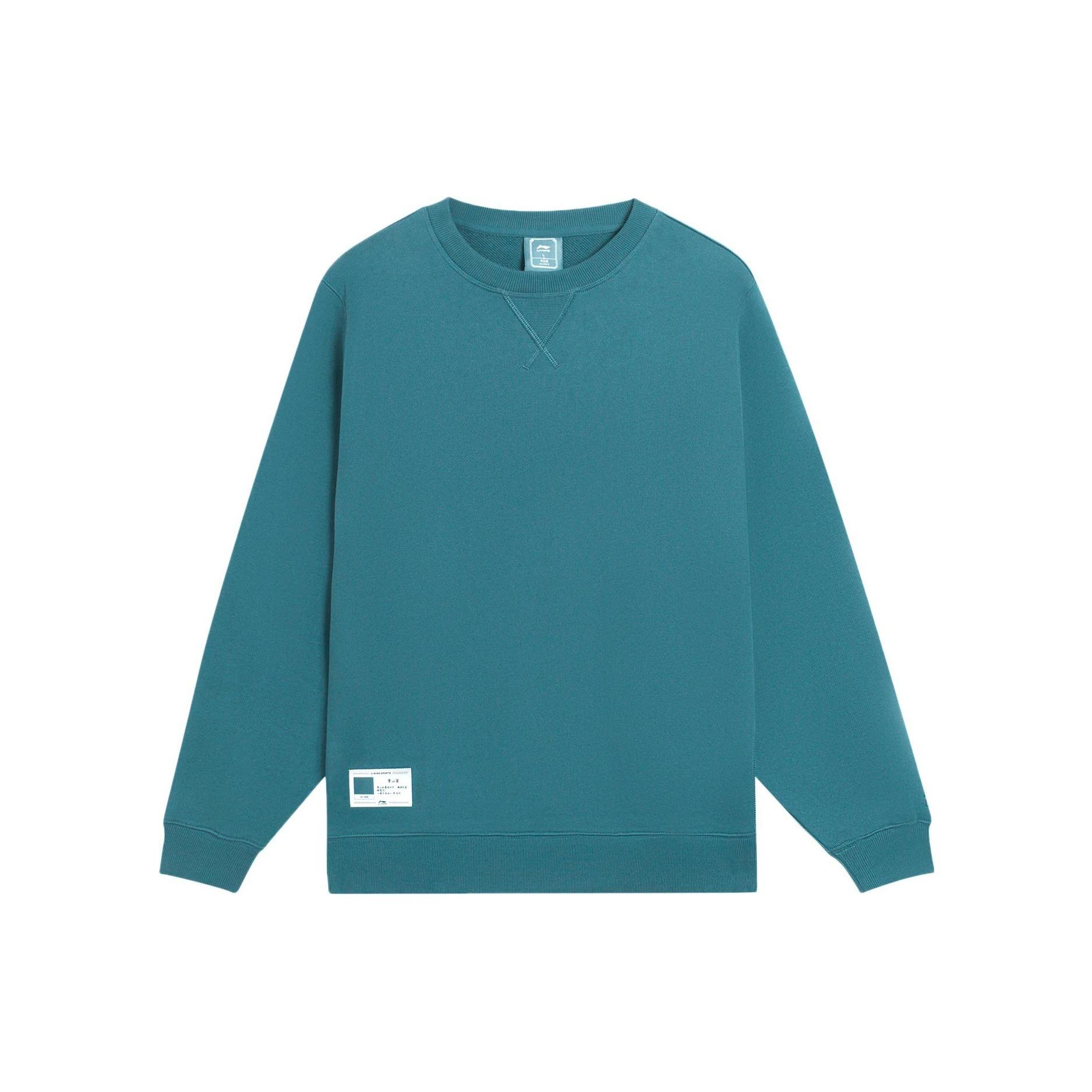Li-Ning Label Logo Sweatshirt Teal Men s AWDSB13-5 XL