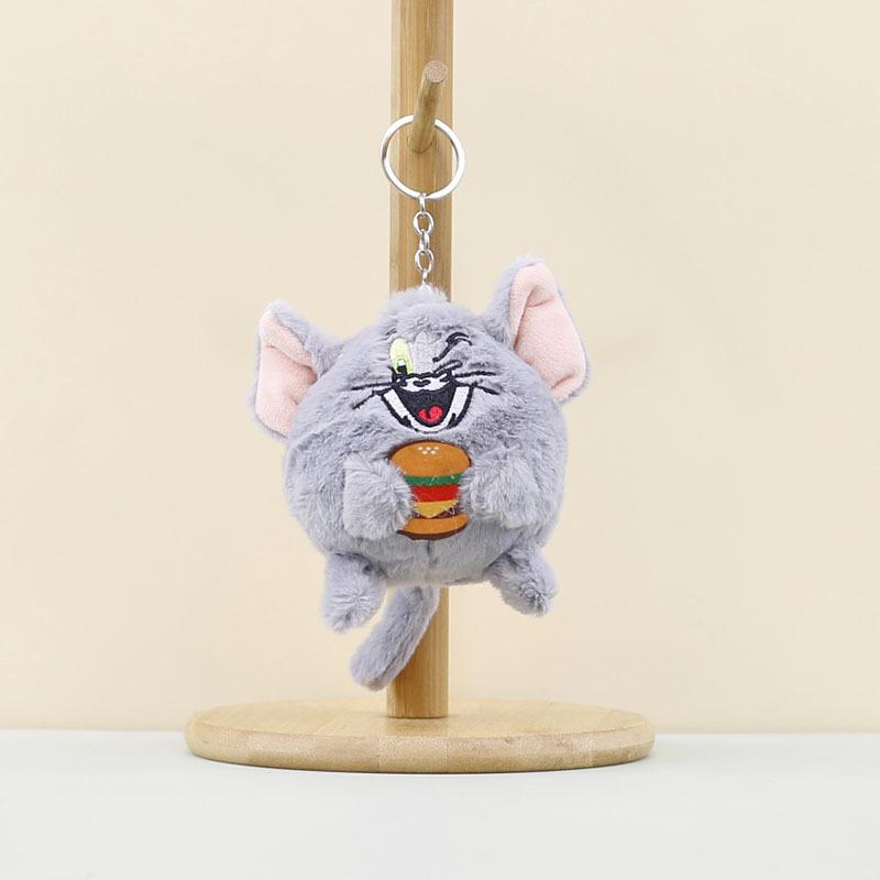 

Маленькая милая мышка плюшевая кукла брелок Идеально для украшения детской комнаты подарок Gray Mouse