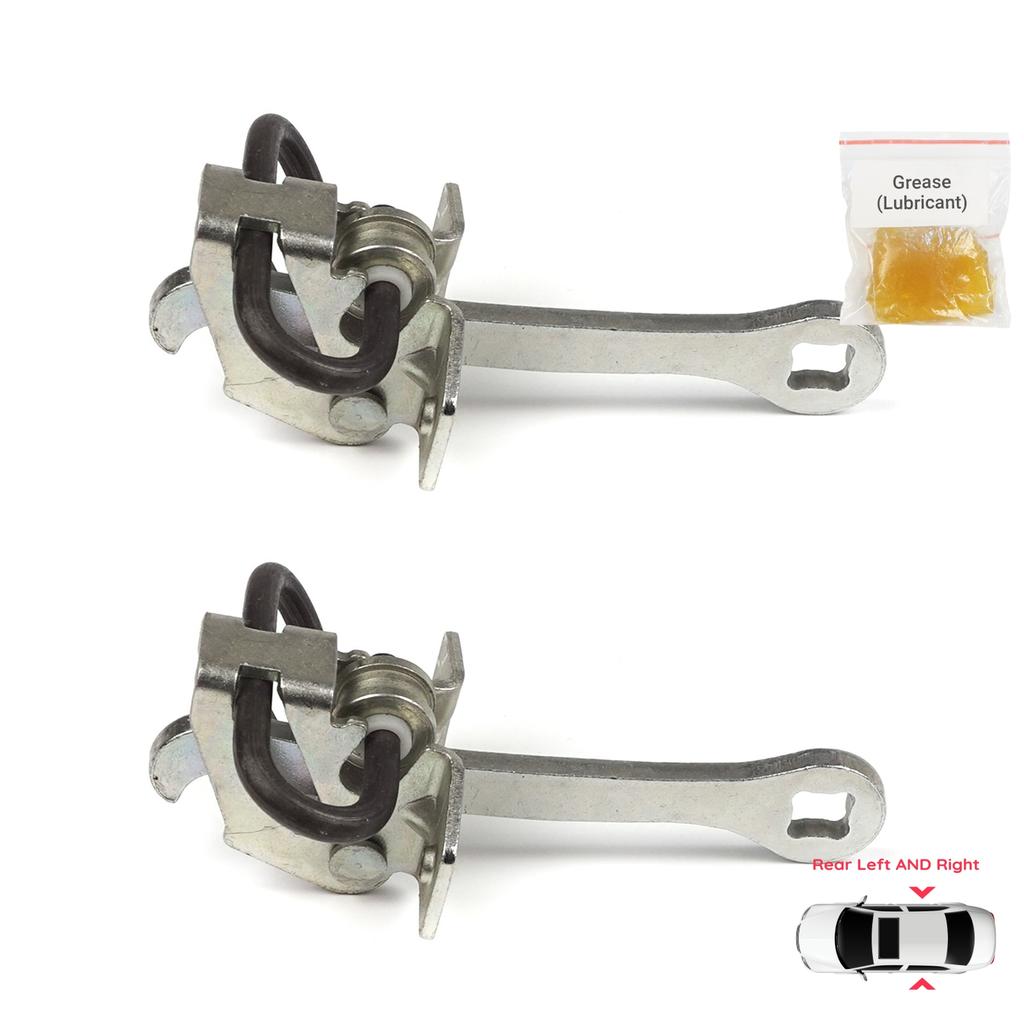 BDP703-1 2 Pieces Rear Left AND Right Door Hinge Stop Check Strap Limiter for Vauxhall Opel Vectra B 1995-2002 5160229