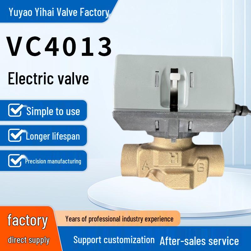 VC4013 Messing Fan Coil Klep: Twee- en Drieweg Actuator met Turbine Lucht Schakelaar