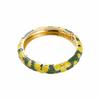 Colorful Enamel Flower Bangle Traditional Glazed Bangle Women's Hand Bracelet  Jewelry Gifts