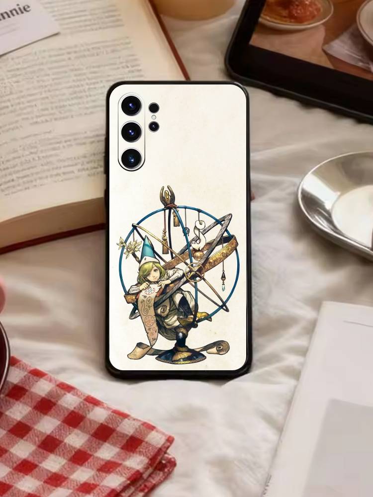 H-Atelier of Witch Hat Phone Case For Samsung S26,S25,S24,S23,S22,S21,S20,Plus,Fe,Lite,Others Black Cover