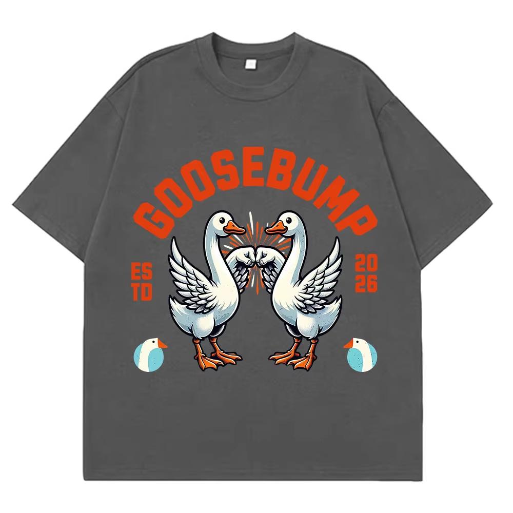 Funny Silly Goose Meme TShirt Men Women Hiphop Vintage Tshirt Shortsleeved Top Pure Cotton Hip Hop High Quality Tshirts